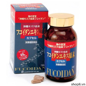 Viên uống Okinawa Fucoidan Kanehide Bio 150 hỗ trợ điều trị ung thư
