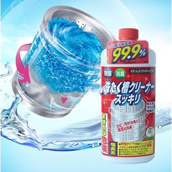 Nước tẩy lồng máy giặt Nhật Bản loại bỏ 99,9% vi khuẩn, nấm mốc