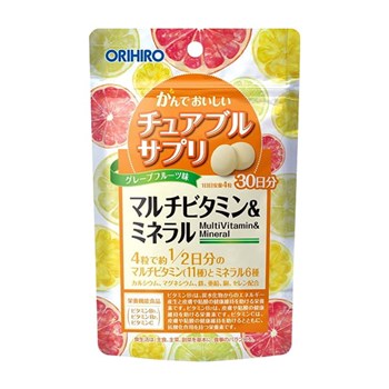 Kẹo bổ sung vitamin tổng hợp và khoáng chất Orihiro Nhật Bản