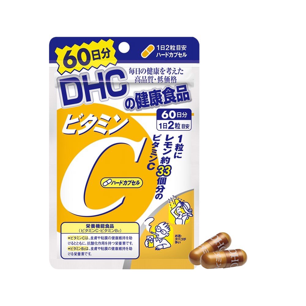 Viên uống DHC bổ sung vitamin C 60 ngày Nhật Bản